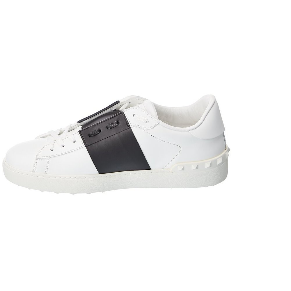Valentino Rockstud Open Leather Sneaker - Picture 2 of 6